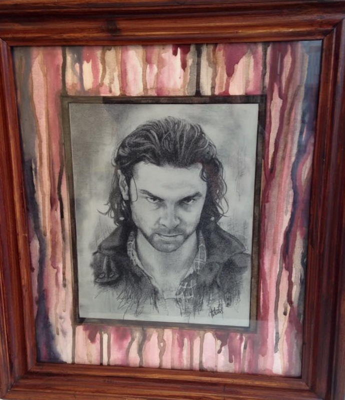 Aidan Turner as Mitchell from Being Human drawing