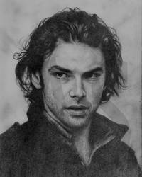 Aidan Turner as Mitchell from Being Human drawing