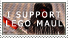 I support Lego Darth Maul