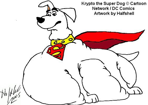 Krypto the Super Dog by Halfshell