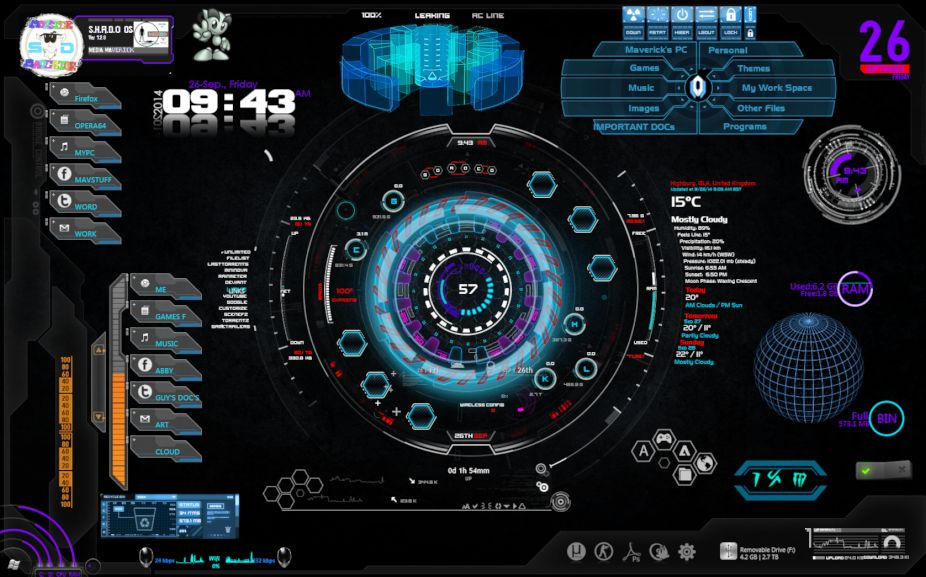 Shadow Os Desktop Image Shado Os Sofar by TALONRIDDER on DeviantArt