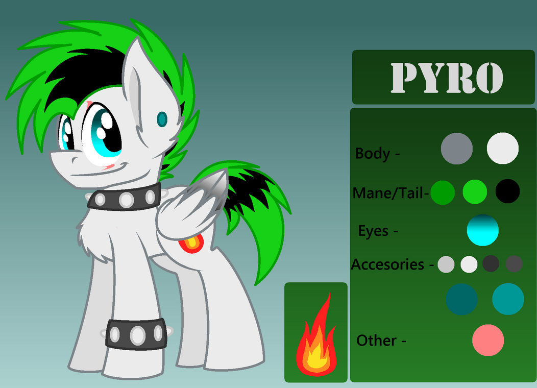 Pyro Reference Sheet by LeKraZytacos on DeviantArt