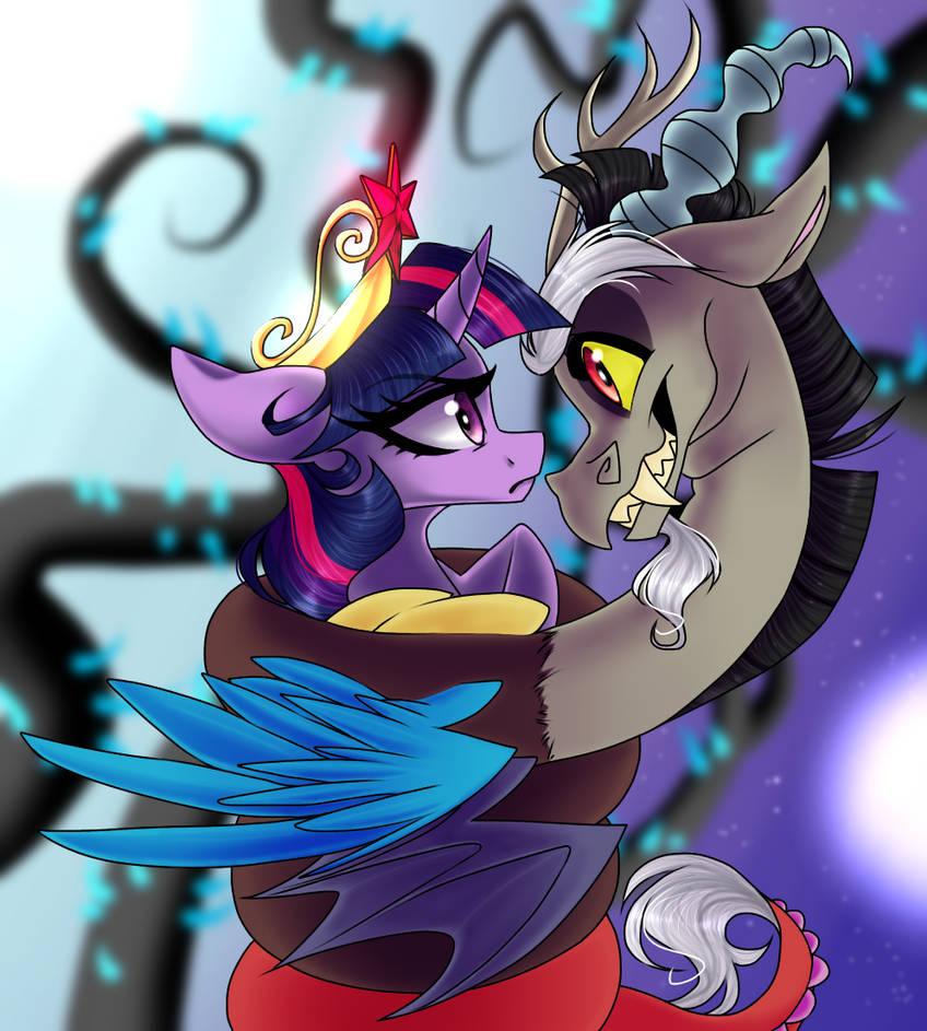 Collab! - Twilight Sparkle/Discord by Evoireen on DeviantArt