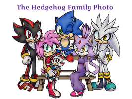 Commission #5 - The Hedgehog Family Photo