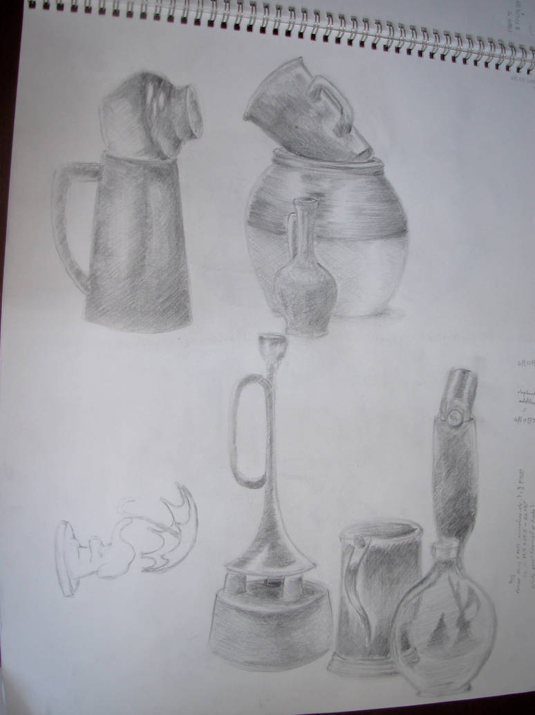 Pencil Work 7 and 8 by splinterend on DeviantArt