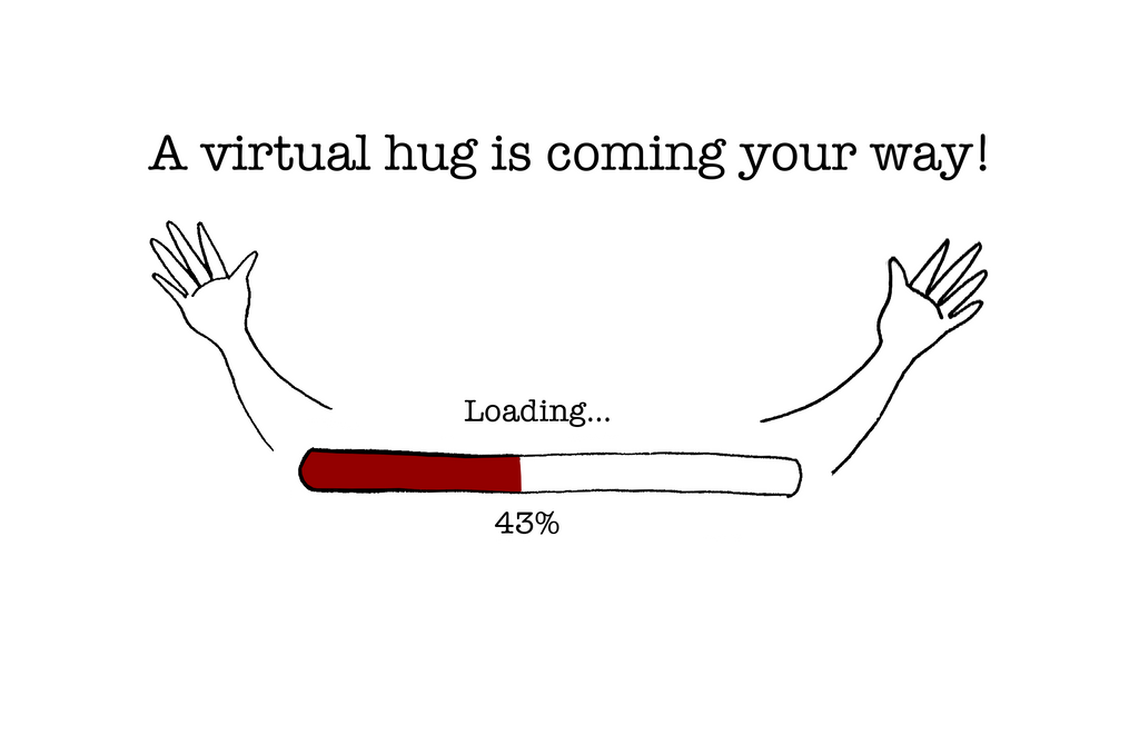 Image result for virtual hug
