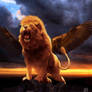 Winged lion