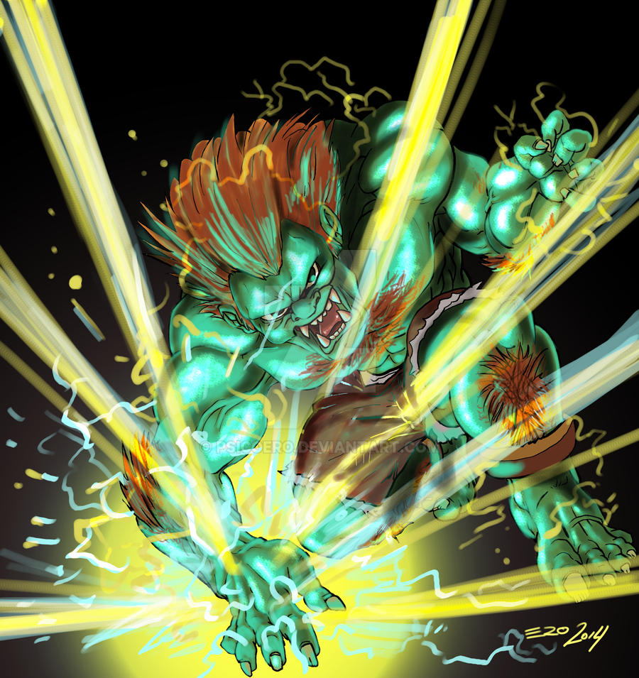 Blanka lighting bolt