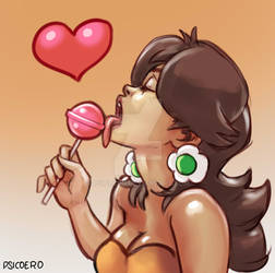Daisy lollipop