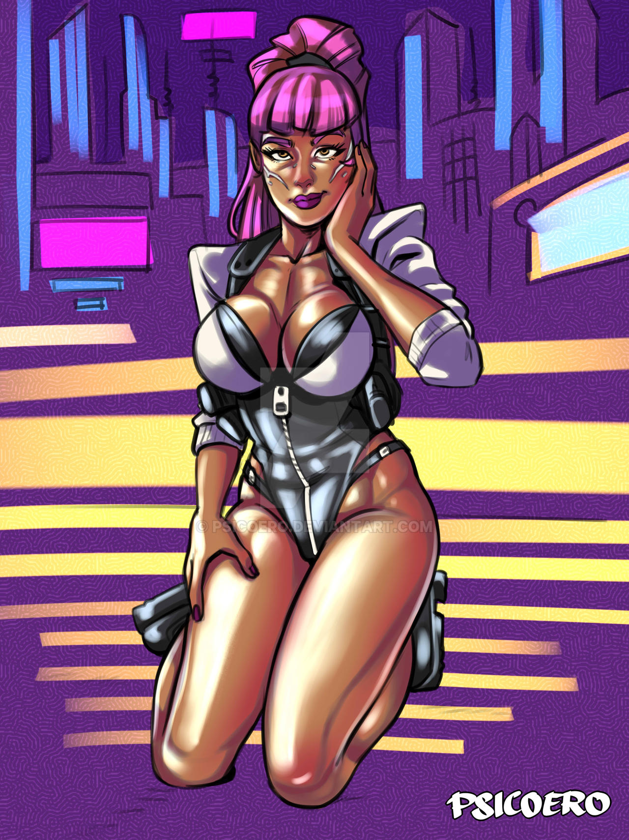 Cyberpunk girl