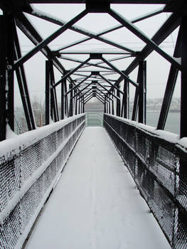 frozen black bridge