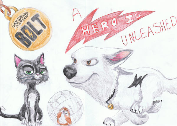 Bolt Deviantart Bolt poster by HeroJamesStar on DeviantArt