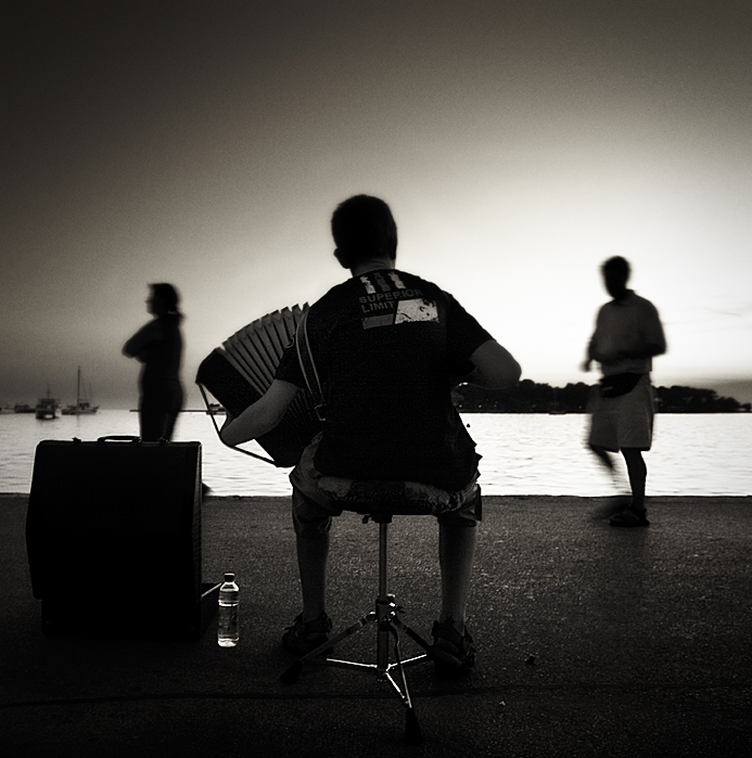 Boy and accordion...