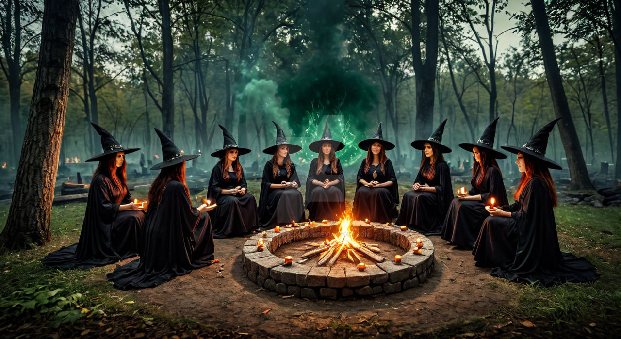 Witches ritual by cyberworldaipics on DeviantArt