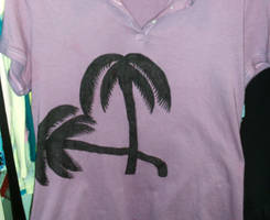 Drawing Palm Trees On A Shirt