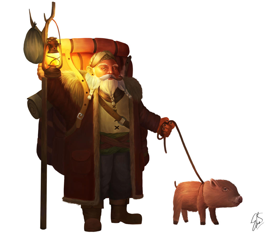 Dwarf Merchant by shiroixue on DeviantArt