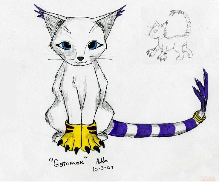 Semi-realistic Gatomon