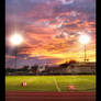 Needville Football Game Sunset