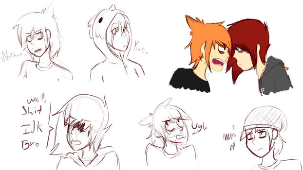 Nathan and Katia Doodles