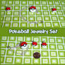 Pokeball Jewelry Set