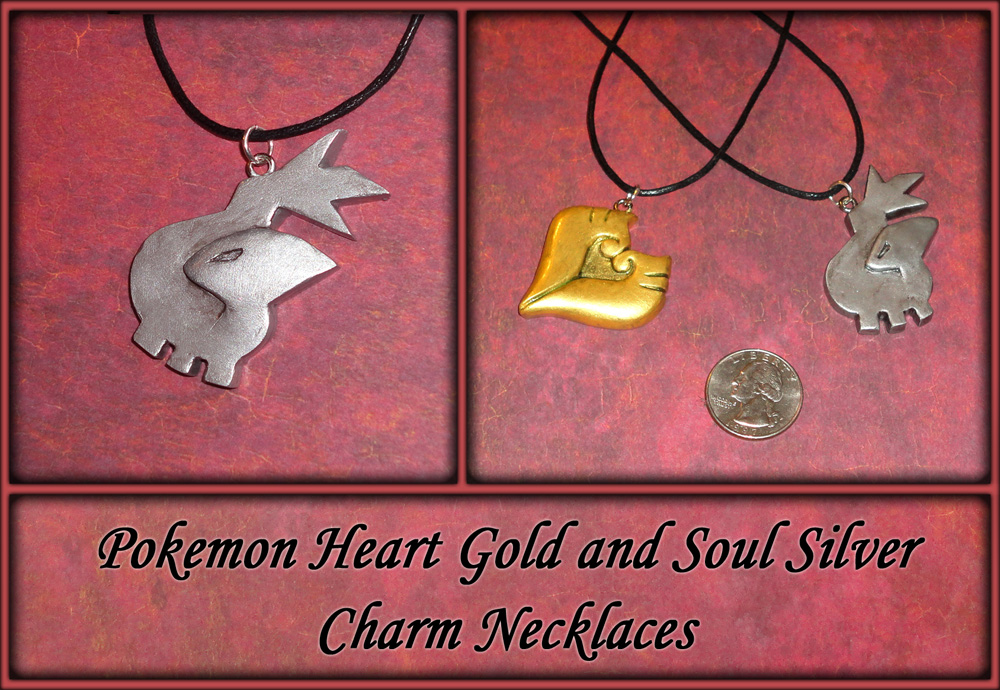 Pokemon Soul Silver Charm Necklace