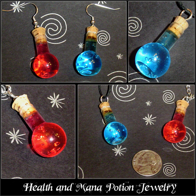 Health and Mana Potion Charms