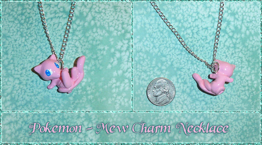 Pokemon - Mew Charm Necklace