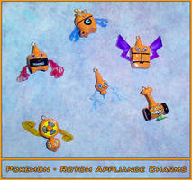 Pokemon Rotom Appliance Charms