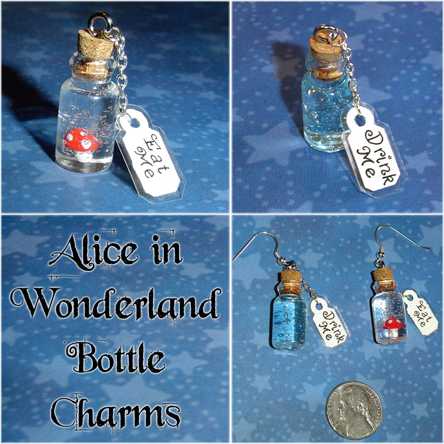 Alice in Wonderland Drink Me Bottle Transparent Background