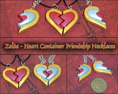 Legend of Zelda - Heart Piece Friendship Necklaces