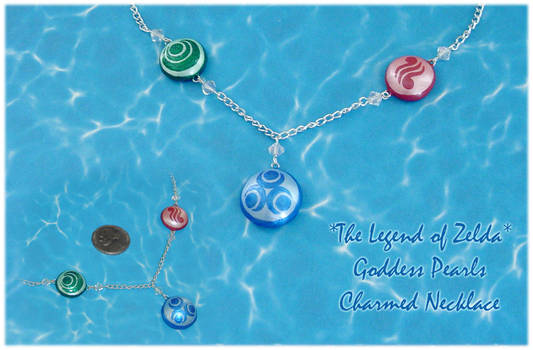 Zelda Goddess Pearls Deluxe Necklace