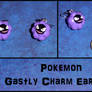 Pokemon Gastly Charm Earrings