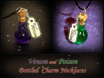 Venom and Poison Bottle Charms