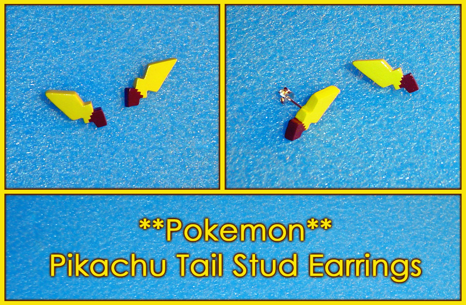 Pokemon - Pikachu Tail Stud Earrings