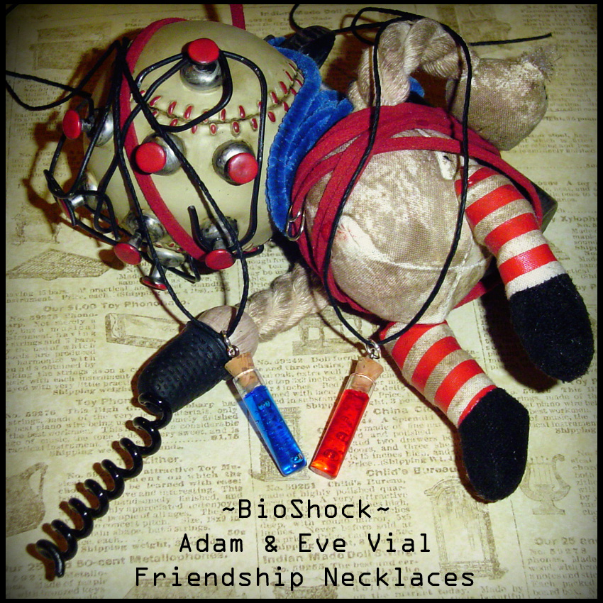 BioShock - Adam and Eve Vial Necklaces