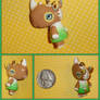 Animal Crossing - Tiara Rhino Charm - Handmade
