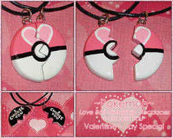 Pokemon Love Ball Friendship Necklace I Choose You