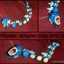 Pokemon - Gyarados Charm Necklace - Handmade PKMN