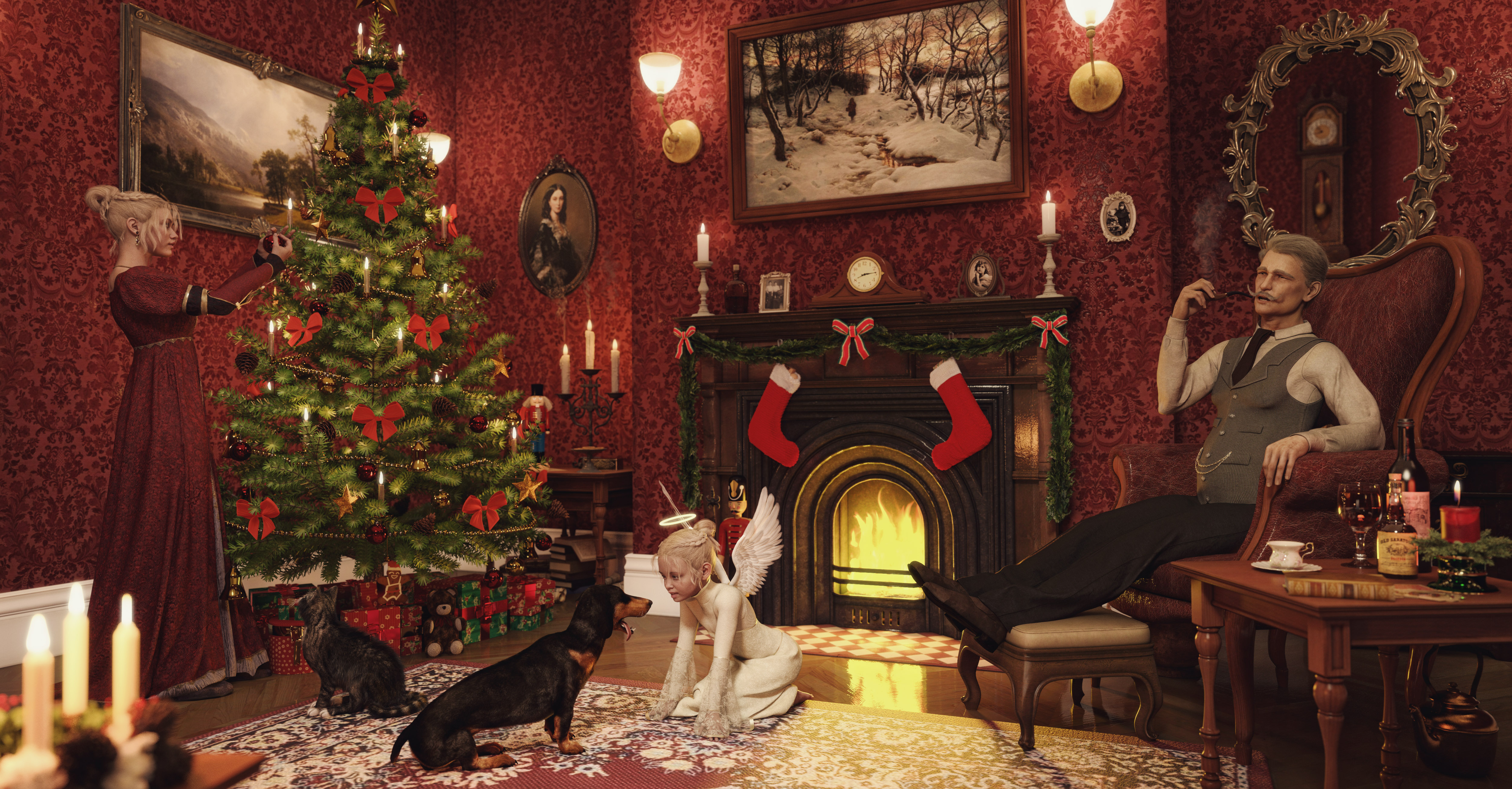 [DAZ3D] - Merry Christmas and Happy New Year