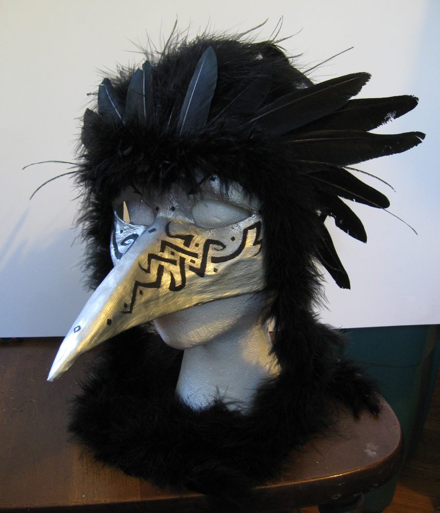 Silver Raven Mask