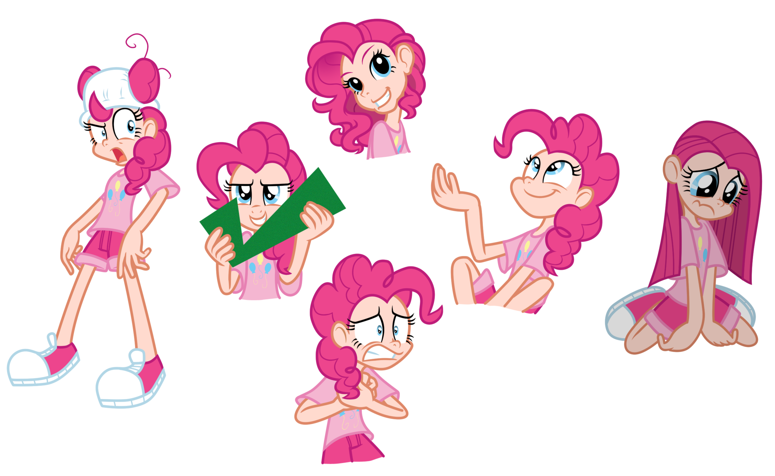 Pinkie Pie - Human - Extra Expressions by Trinityinyang on ...