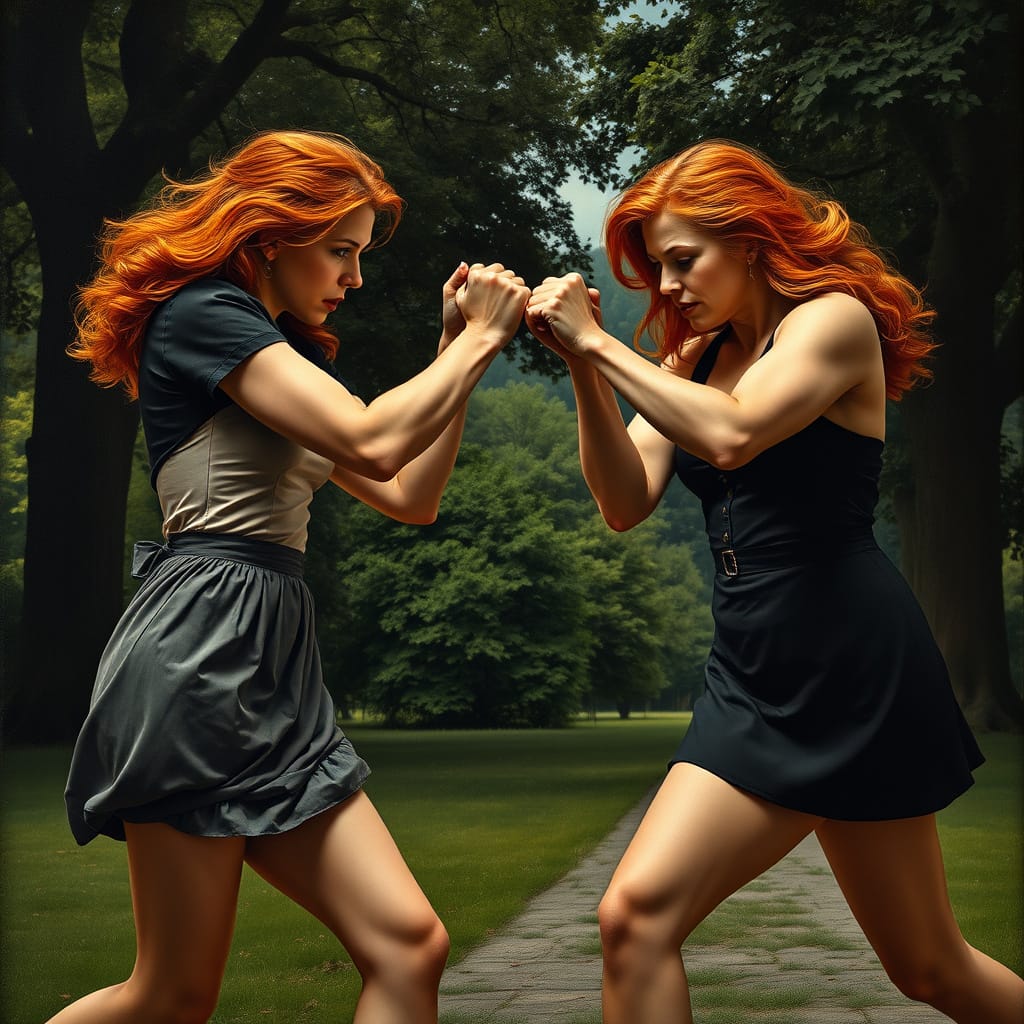 Red Rage Girl Rage In The Park, The Redhead Way 10 by Entrophication on DeviantArt