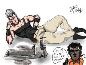 Toilet's are Polnareff's thing