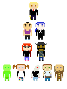 Little Pixel Characters