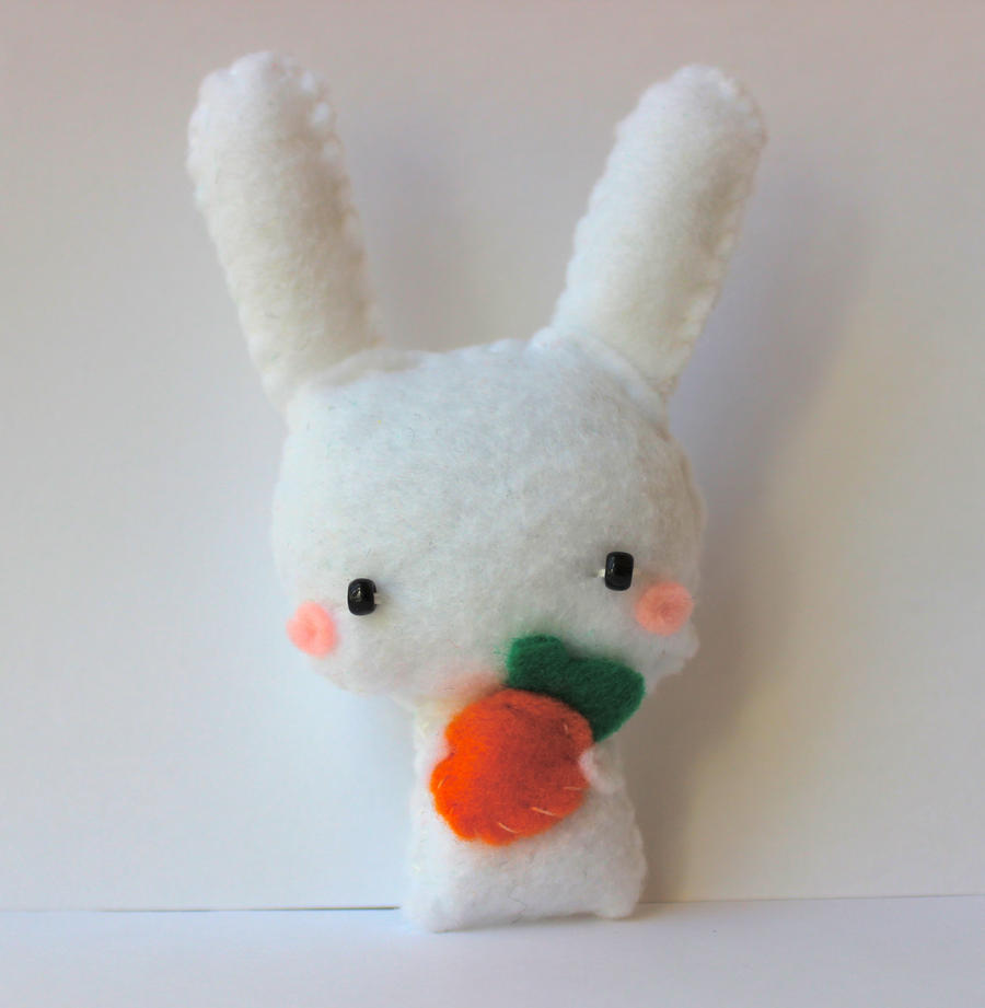 Bunny Plush Pin