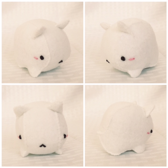 Mini Marshmallow Cat Plush