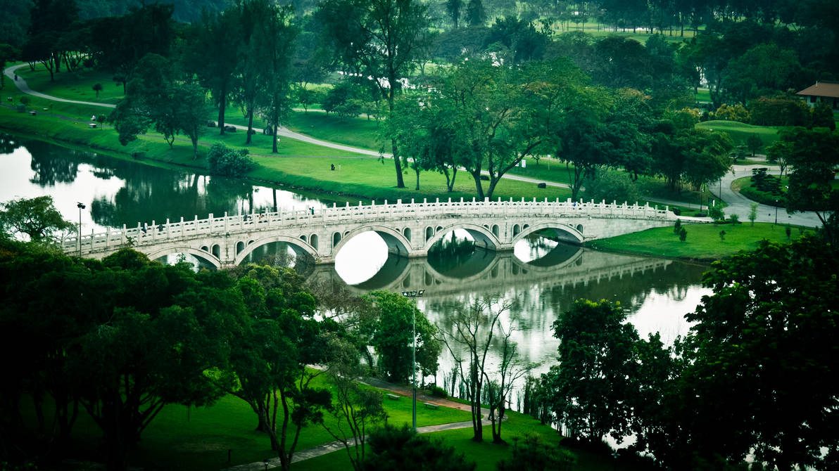 Chinese Garden by amiyain