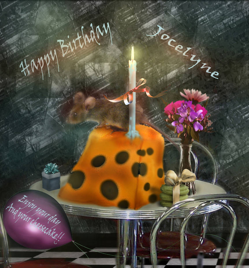 Happy Birthday Jocelyne  by LindArtz
