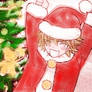 Misaki in Santa Claus suit