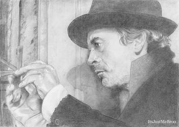 Robert Downey Jr. as Holmes by ItsJustMeBro0